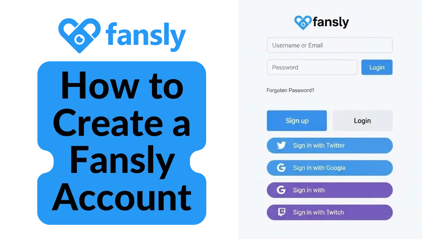 Create a Fansly Account