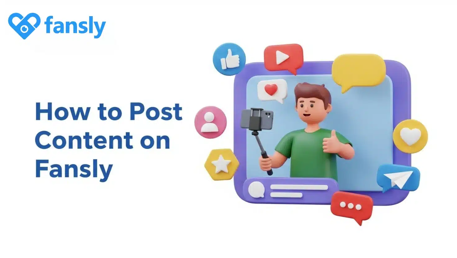 Post Content on Fansly