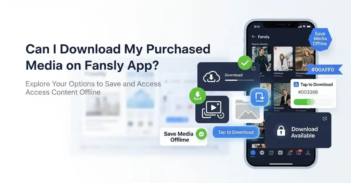 Download My Purchased Media on Fansly App