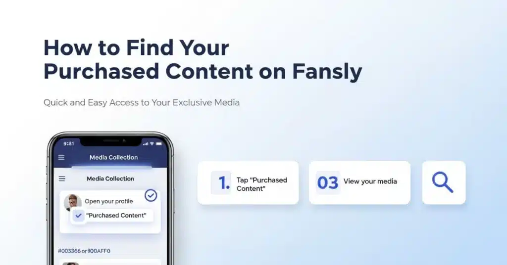 How to Find Your Purchased Content on Fansly