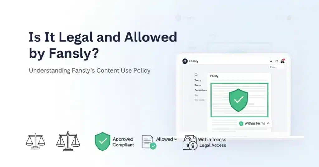 Is It Legal and Allowed by Fansly?