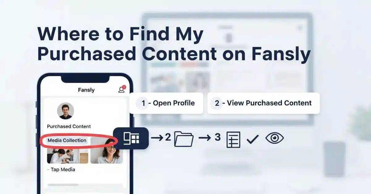 Purchased Content on Fansly