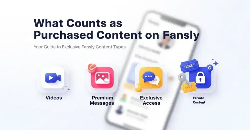 What Counts as Purchased Content on Fansly