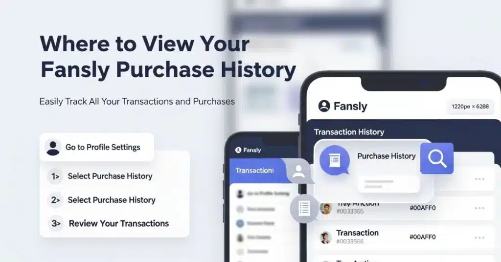 Where to View Your Fansly Purchase History